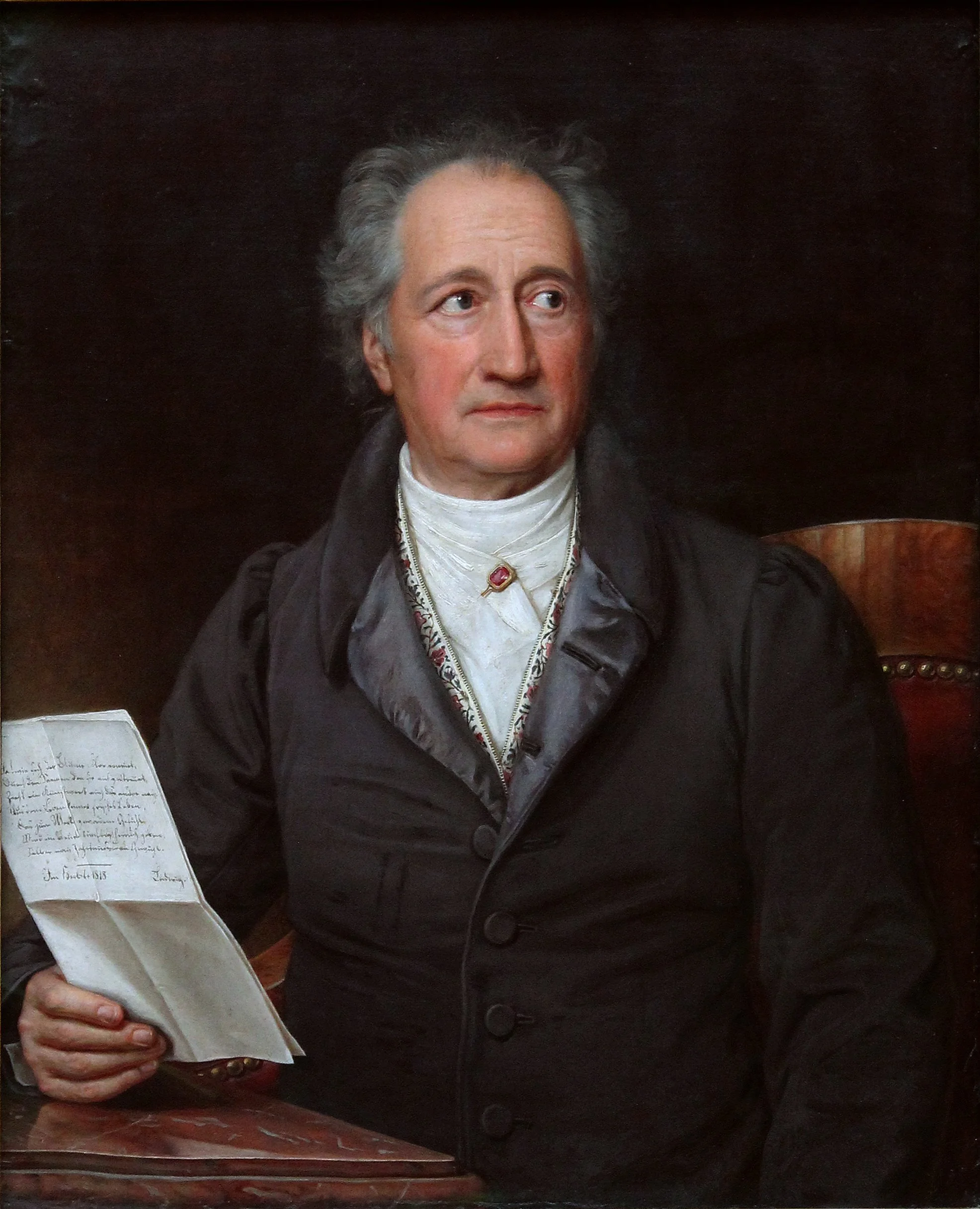 요한 볼프강 폰 괴테 초상 (Joseph Stieler, 1828)