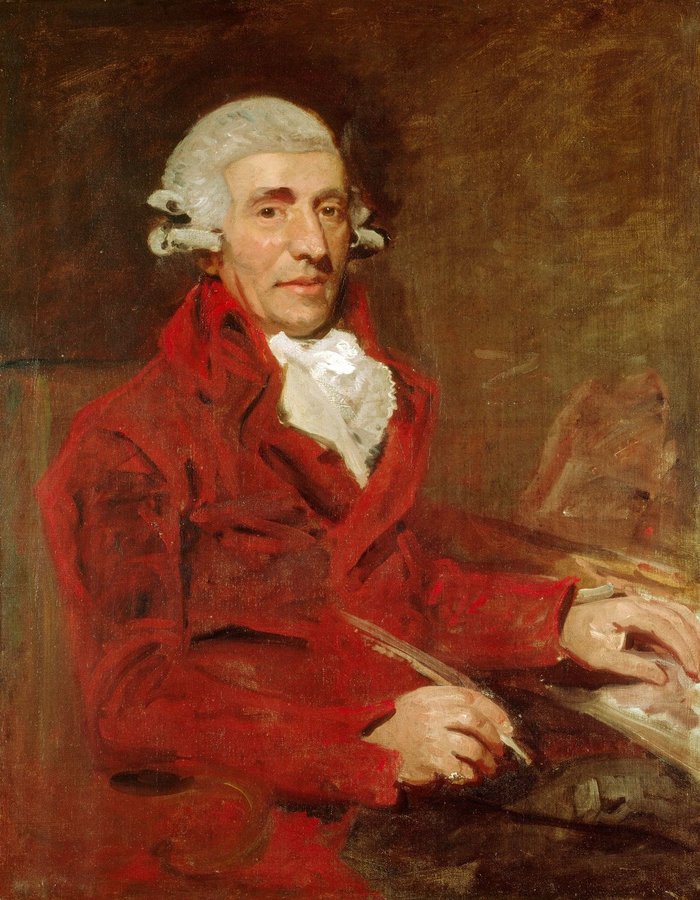 존 호프너가 그린 하이든 초상화, 1791년