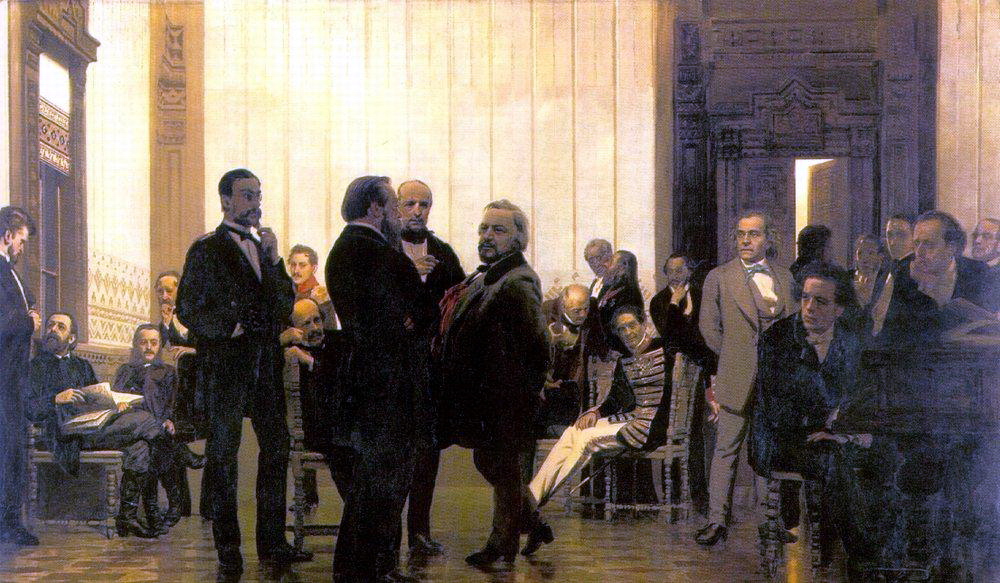 러시아 작곡가들 (일리야 레핀 그림, 1872년)