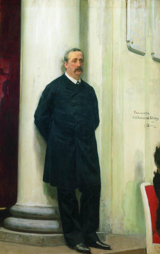 일리야 레핀이 1888년에 그린 알렉산더 보로딘의 초상